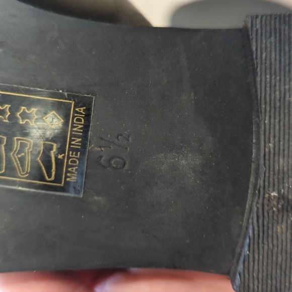 Little burgundy Hibou black bow Loafers size 6.5 - Picture 4 of 4